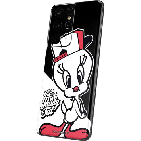 Looney Tunes Retro Tweety Bird Galaxy S21 Ultra 5G Skin