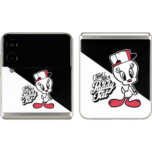 Looney Tunes Retro Tweety Bird Galaxy Z Flip3 5G Skin
