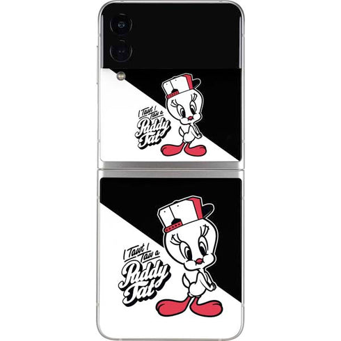 Looney Tunes Retro Tweety Bird Galaxy Z Flip4 5G Skin