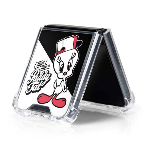 Looney Tunes Retro Tweety Bird Galaxy Z Flip5 5G Clear Case