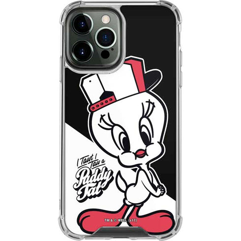 Looney Tunes Retro Tweety Bird iPhone 14 Pro Max Clear Case