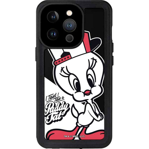 Looney Tunes Retro Tweety Bird iPhone 14 Pro Waterproof Case
