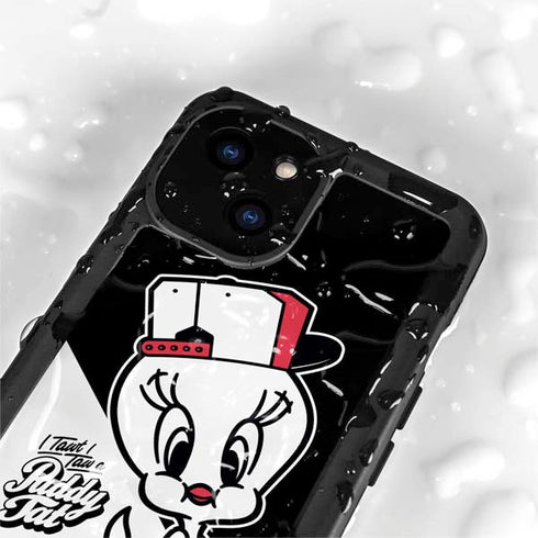 Looney Tunes Retro Tweety Bird iPhone 15 Plus Waterproof Case