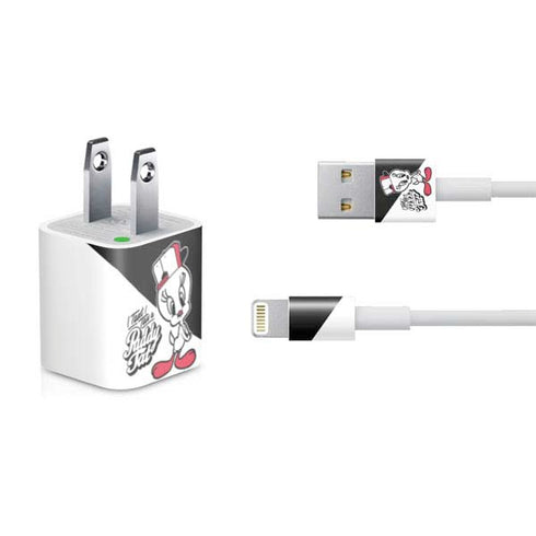 Looney Tunes Retro Tweety Bird iPhone Charger (5W USB) Skin