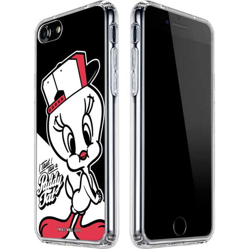 Looney Tunes Retro Tweety Bird iPhone SE (2nd & 3rd Gen) Clear Case