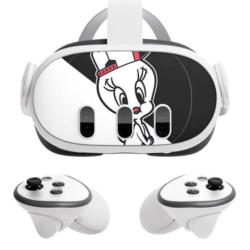 Looney Tunes Retro Tweety Bird Meta Quest 3 Skin