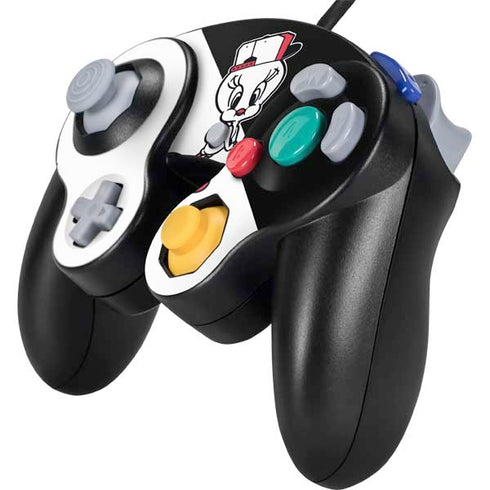 Looney Tunes Retro Tweety Bird Nintendo GameCube Controller Skin