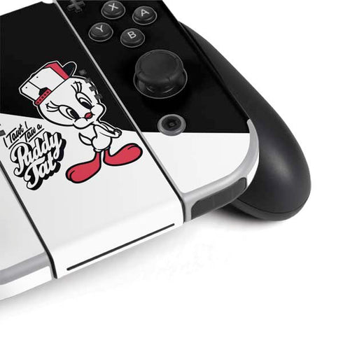 Looney Tunes Retro Tweety Bird Nintendo Switch OLED (2021) Skin