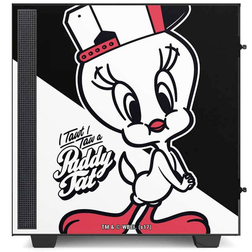 Looney Tunes Retro Tweety Bird NZXT H510 Compact ATX Mid-Tower Case Skin
