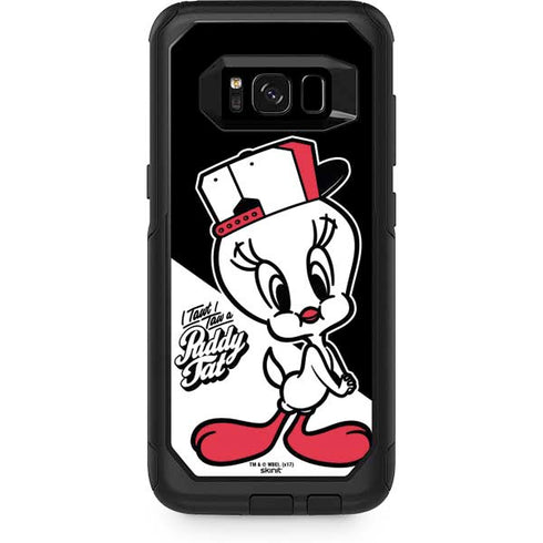 Looney Tunes Retro Tweety Bird Otterbox Commuter Galaxy Skin