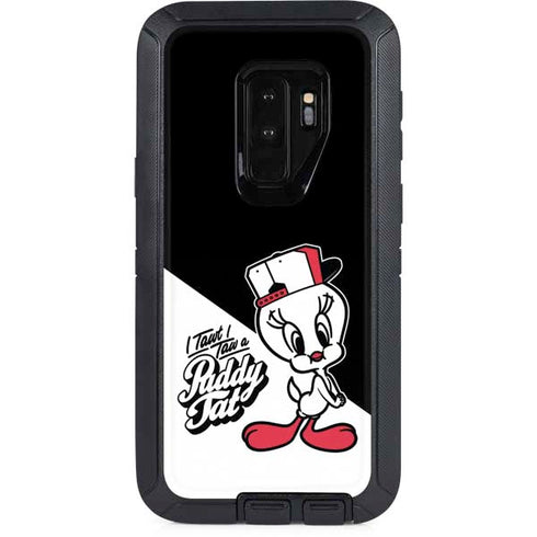 Looney Tunes Retro Tweety Bird Otterbox Defender Galaxy Skin