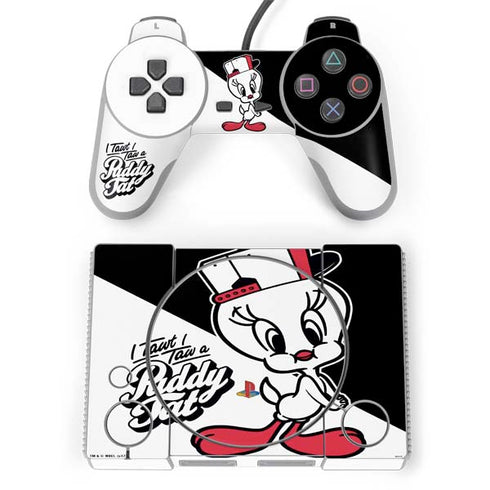 Looney Tunes Retro Tweety Bird PlayStation Classic Bundle Skin