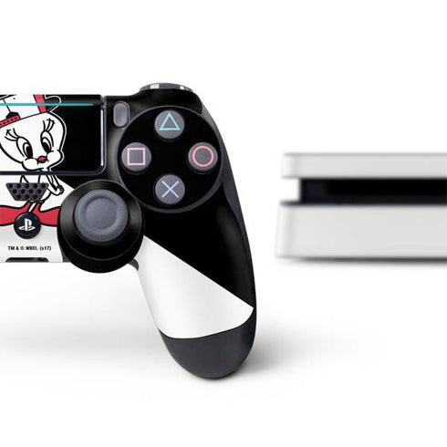 Looney Tunes Retro Tweety Bird PS4 Slim Bundle Skin