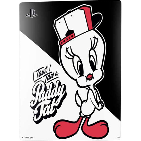 Looney Tunes Retro Tweety Bird PS5 Console Skin