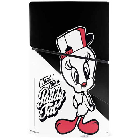 Looney Tunes Retro Tweety Bird PS5 Slim Disk Console Skin