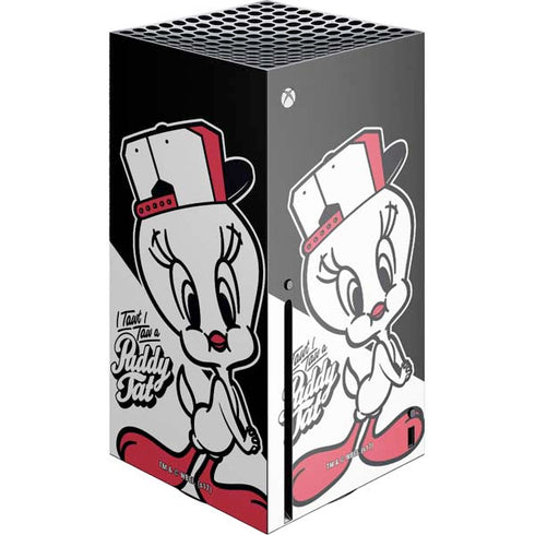 Looney Tunes Retro Tweety Bird Xbox Series X Console Skin