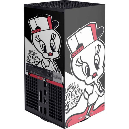 Looney Tunes Retro Tweety Bird Xbox Series X Console Skin