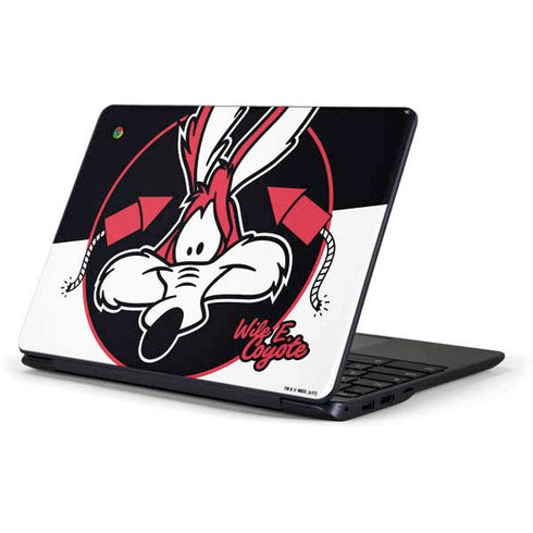 Looney Tunes Retro Wile E Coyote Samsung Chromebook Skin