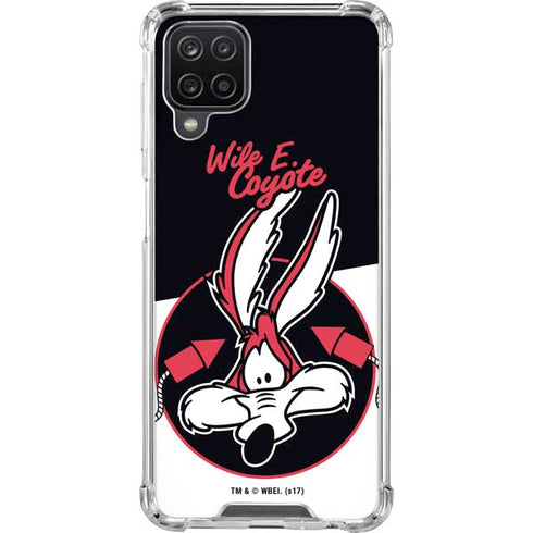Looney Tunes Retro Wile E Coyote Galaxy A12 Clear Case