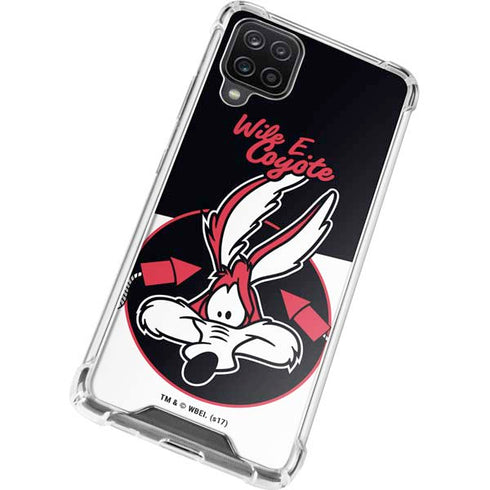 Looney Tunes Retro Wile E Coyote Galaxy A12 Clear Case