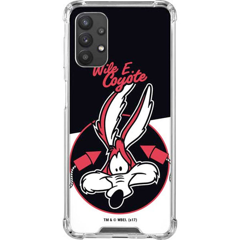 Looney Tunes Retro Wile E Coyote Galaxy A32 5G Clear Case