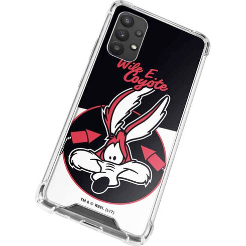 Looney Tunes Retro Wile E Coyote Galaxy A32 5G Clear Case