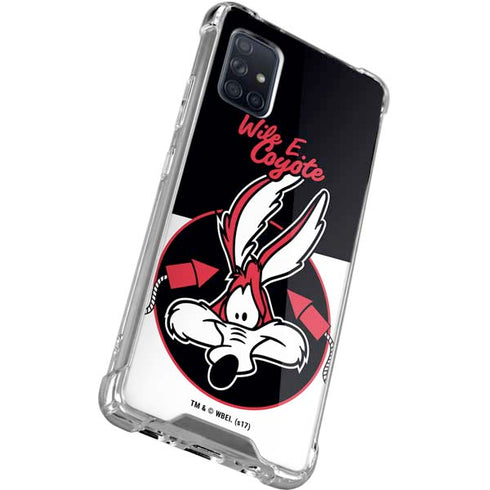 Looney Tunes Retro Wile E Coyote Galaxy A51 5G Clear Case