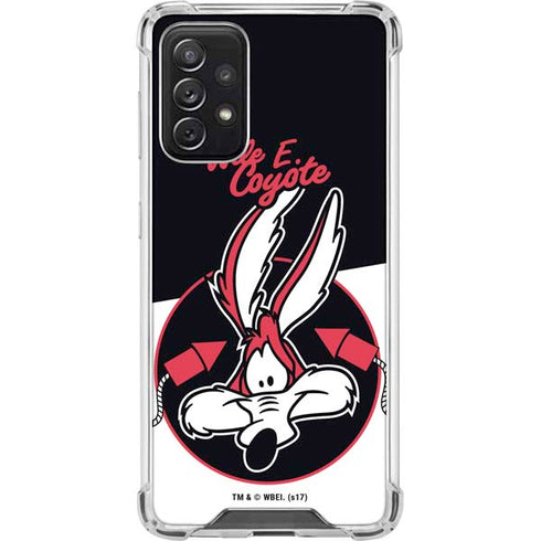 Looney Tunes Retro Wile E Coyote Galaxy A72 5G Clear Case