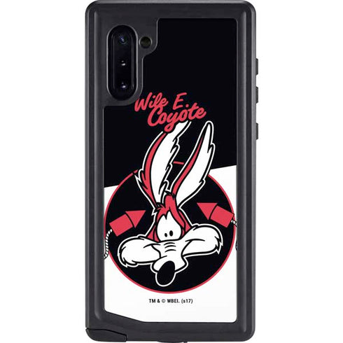 Looney Tunes Retro Wile E Coyote Galaxy Note 10 Waterproof Case