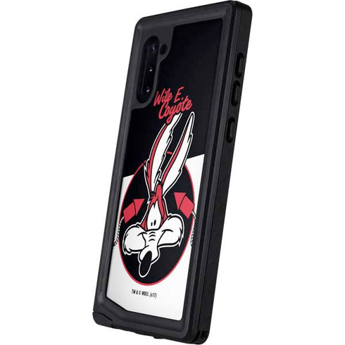 Looney Tunes Retro Wile E Coyote Galaxy Note 10 Waterproof Case