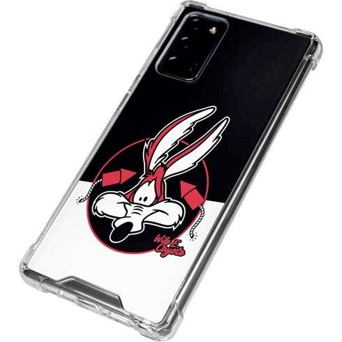 Looney Tunes Retro Wile E Coyote Galaxy Note20 5G Clear Case