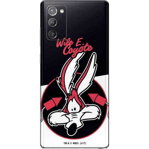 Looney Tunes Retro Wile E Coyote Galaxy Note20 5G Skin