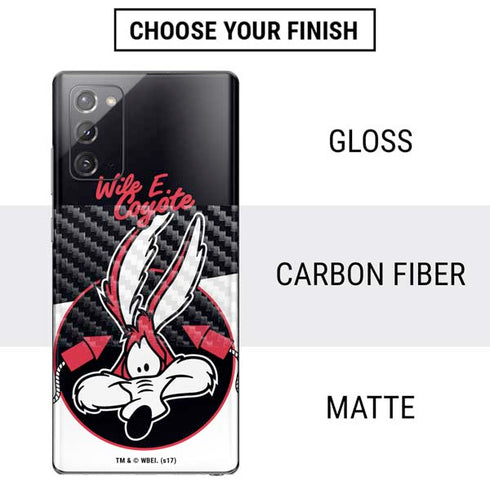 Looney Tunes Retro Wile E Coyote Galaxy Note20 5G Skin