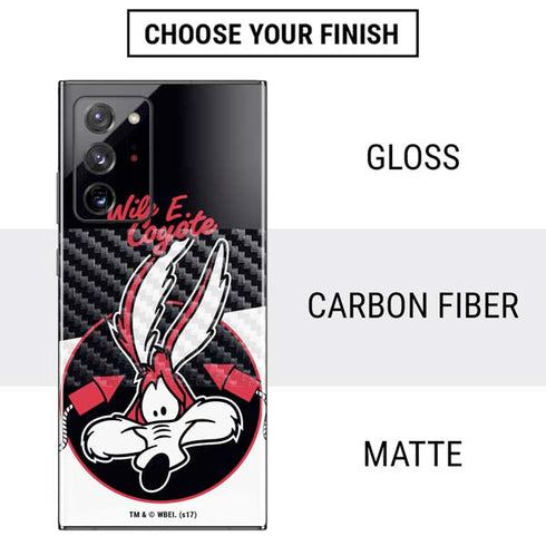 Looney Tunes Retro Wile E Coyote Galaxy Note20 Ultra 5G Skin