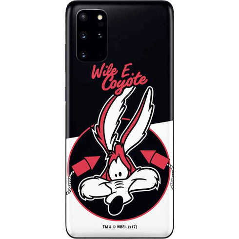 Looney Tunes Retro Wile E Coyote Galaxy S20 Plus Skin