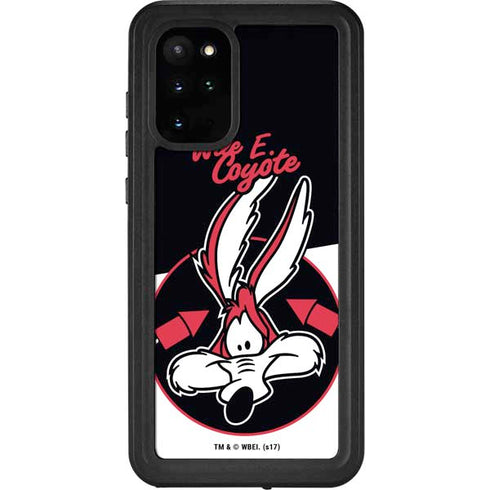 Looney Tunes Retro Wile E Coyote Galaxy S20 Plus Waterproof Case