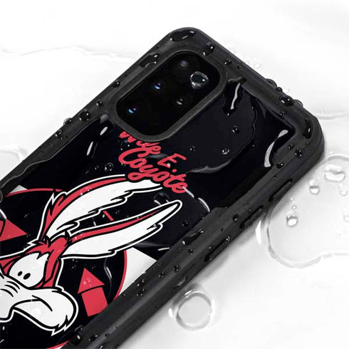 Looney Tunes Retro Wile E Coyote Galaxy S20 Plus Waterproof Case