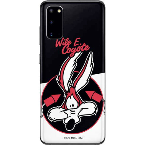 Looney Tunes Retro Wile E Coyote Galaxy S20 Skin