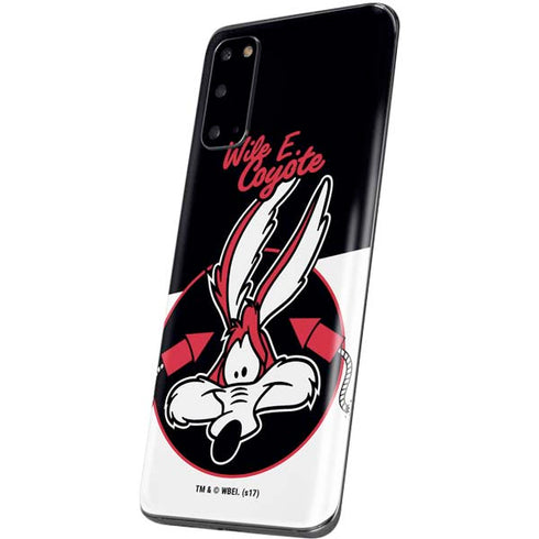Looney Tunes Retro Wile E Coyote Galaxy S20 Skin