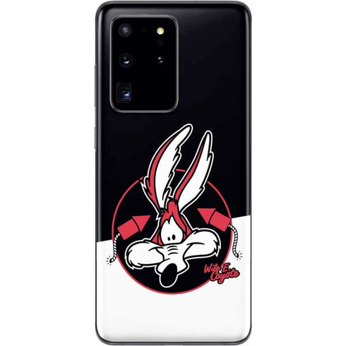 Looney Tunes Retro Wile E Coyote Galaxy S20 Ultra 5G Skin