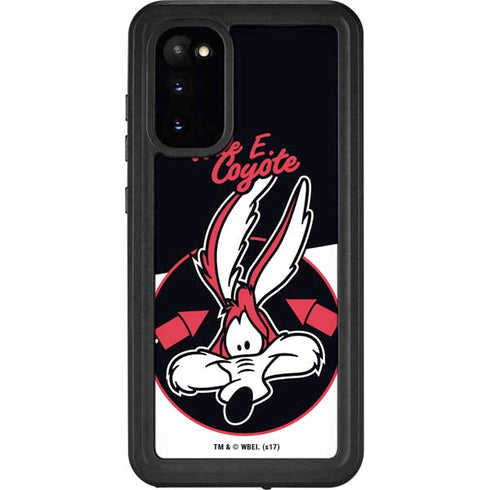 Looney Tunes Retro Wile E Coyote Galaxy S20 Waterproof Case