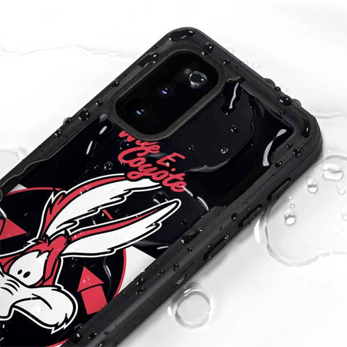 Looney Tunes Retro Wile E Coyote Galaxy S20 Waterproof Case