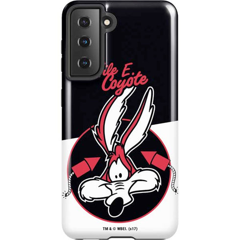 Looney Tunes Retro Wile E Coyote Galaxy S21 5G Pro Case