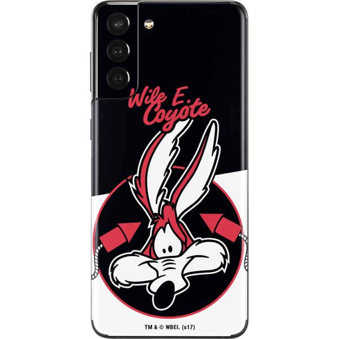 Looney Tunes Retro Wile E Coyote Galaxy S21 Plus 5G Skin