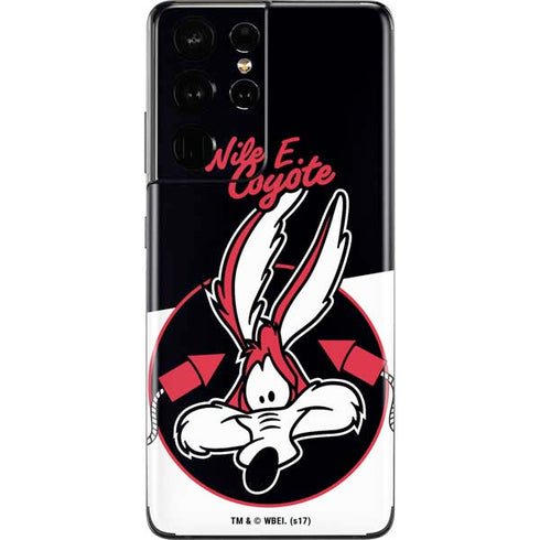 Looney Tunes Retro Wile E Coyote Galaxy S21 Ultra 5G Skin