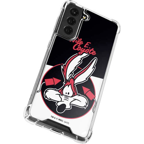 Looney Tunes Retro Wile E Coyote Galaxy S22 Clear Case