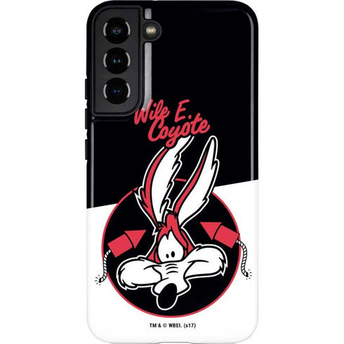 Looney Tunes Retro Wile E Coyote Galaxy S22 Plus Pro Case