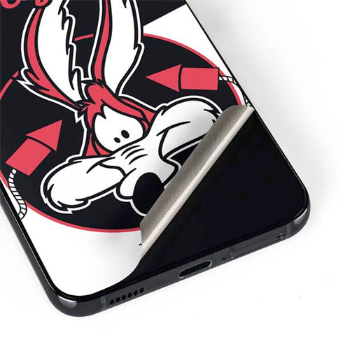 Looney Tunes Retro Wile E Coyote Galaxy S22 Skin