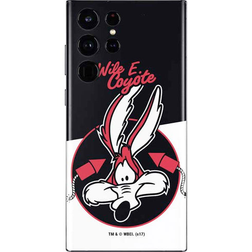Looney Tunes Retro Wile E Coyote Galaxy S22 Ultra Skin