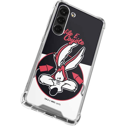 Looney Tunes Retro Wile E Coyote Galaxy S23 Plus Clear Case